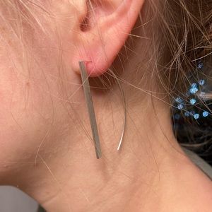 Silver Threader Earrings